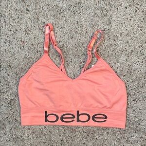 BEBE woman’s Pink Bra Size XL